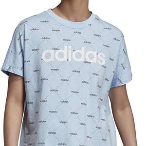 Adidas All Over Logo Tee
